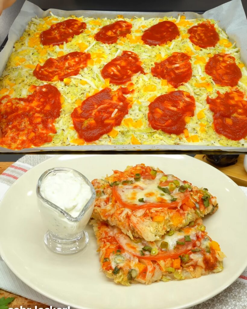 Baked Chinese Cabbage and Potato Dish with Mozzarella