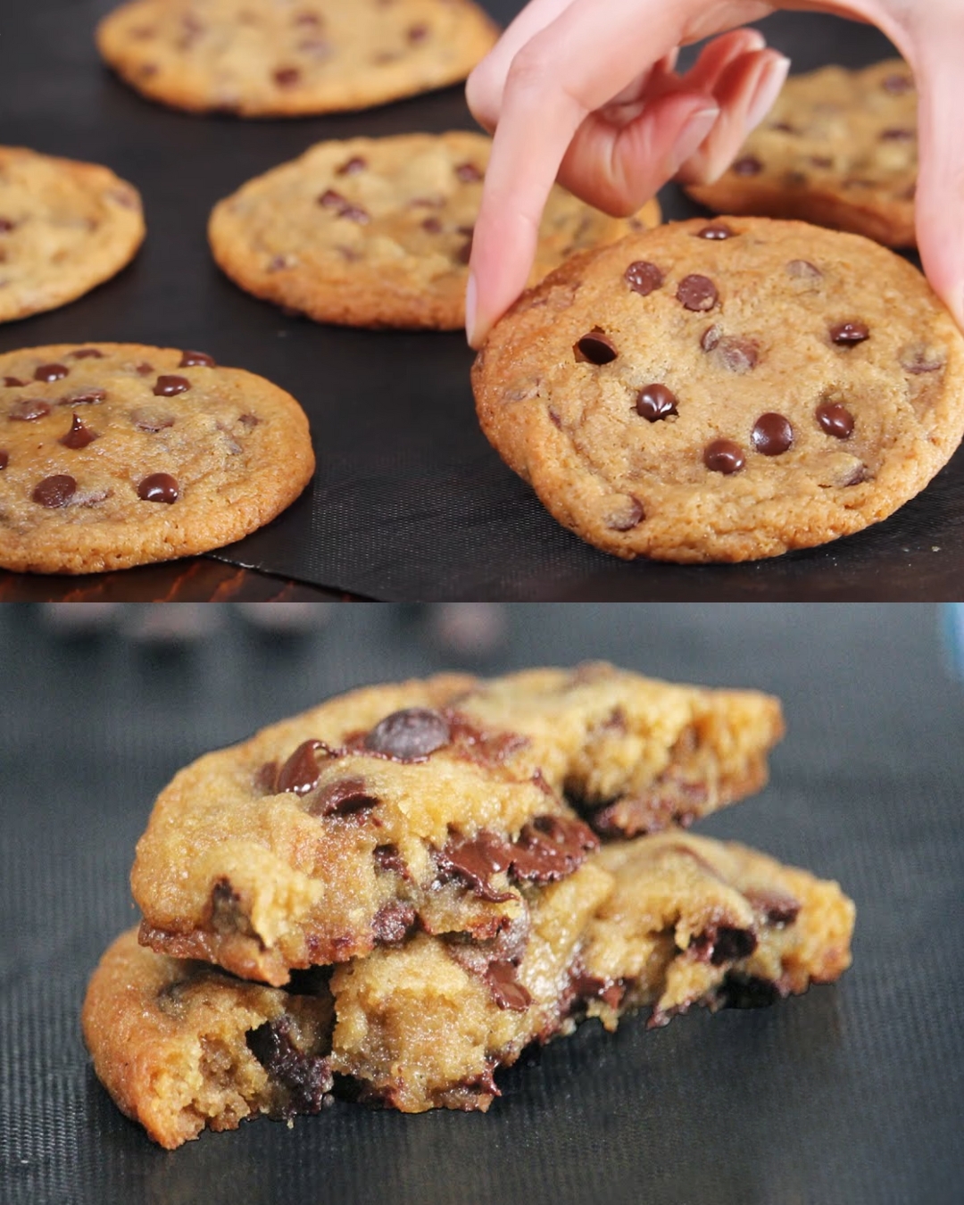 Quick and Easy Chocolate Chip Cookies (Eggless)