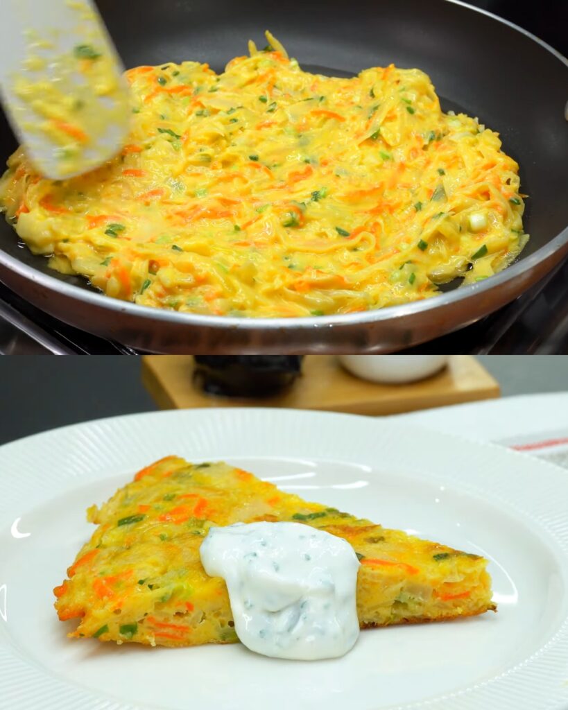 Cabbage Fritters with Yogurt and Parsley