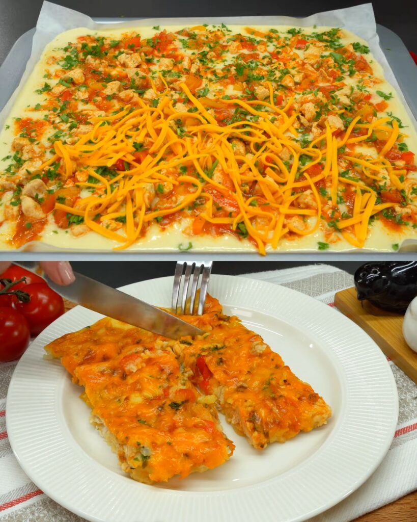 Cheesy Chicken and Potato Bake