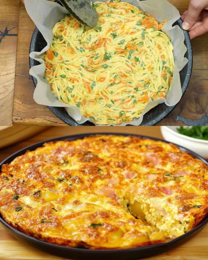 Potato and Vegetable Casserole with Cheddar Cheese: