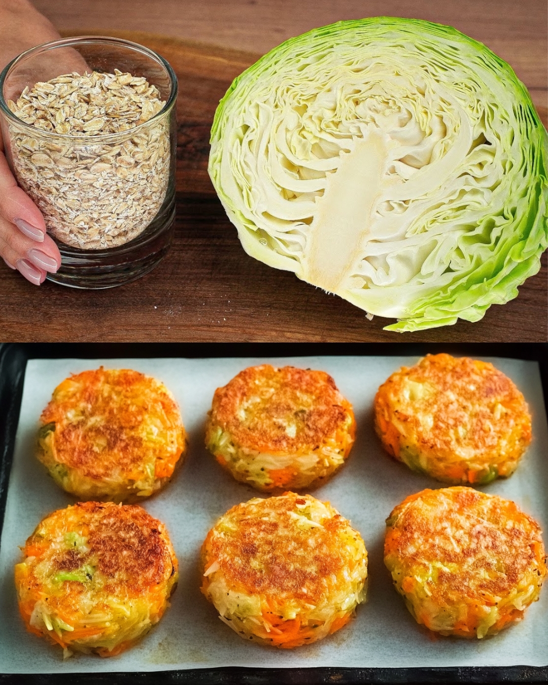 Cabbage Cakes with Yogurt Walnut Dill Sauce