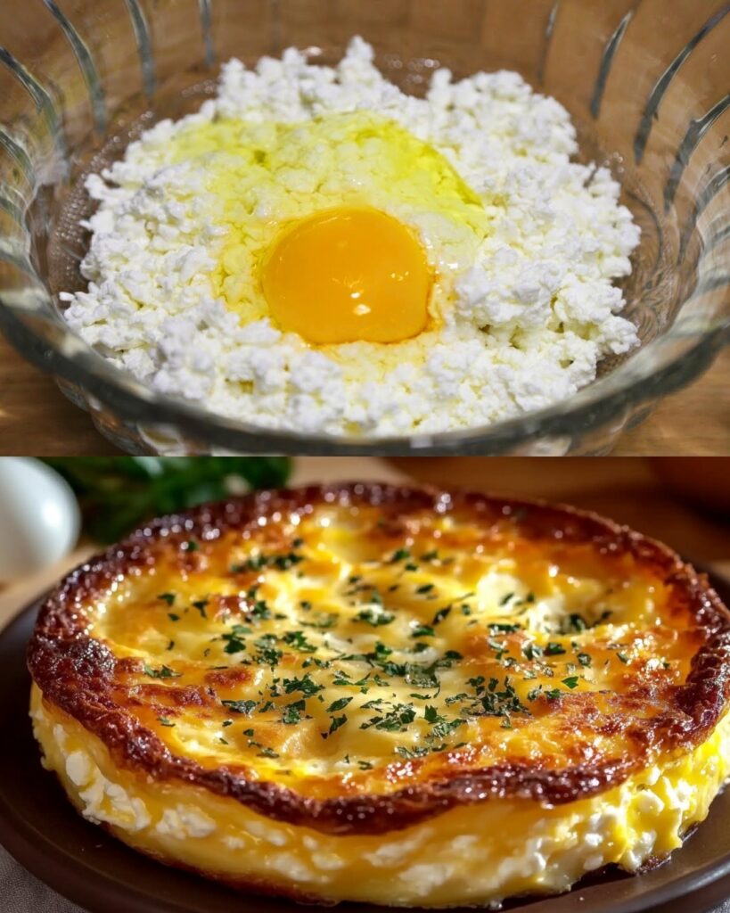 Cottage Cheese and Egg Bake Recipe finished dish