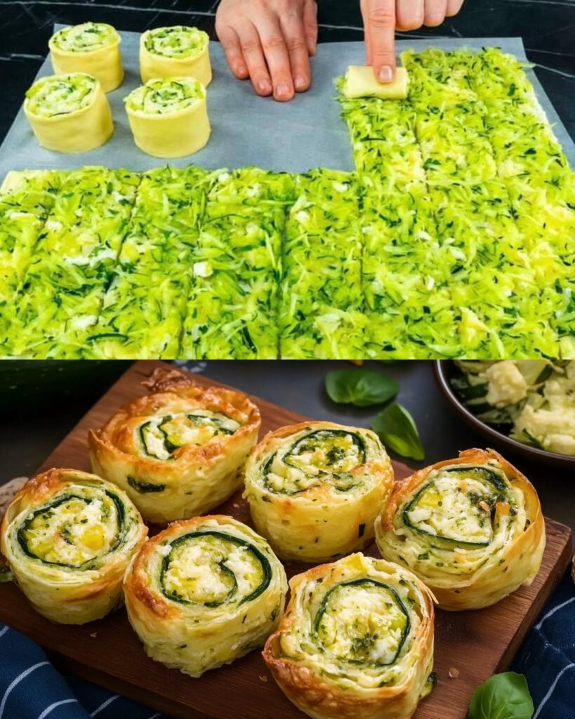 Savory Zucchini and Cheese Puff Pastry Tart Recipe