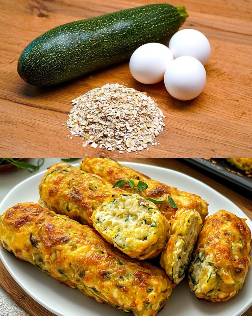 Oatmeal Zucchini Cheese Rolls Recipe