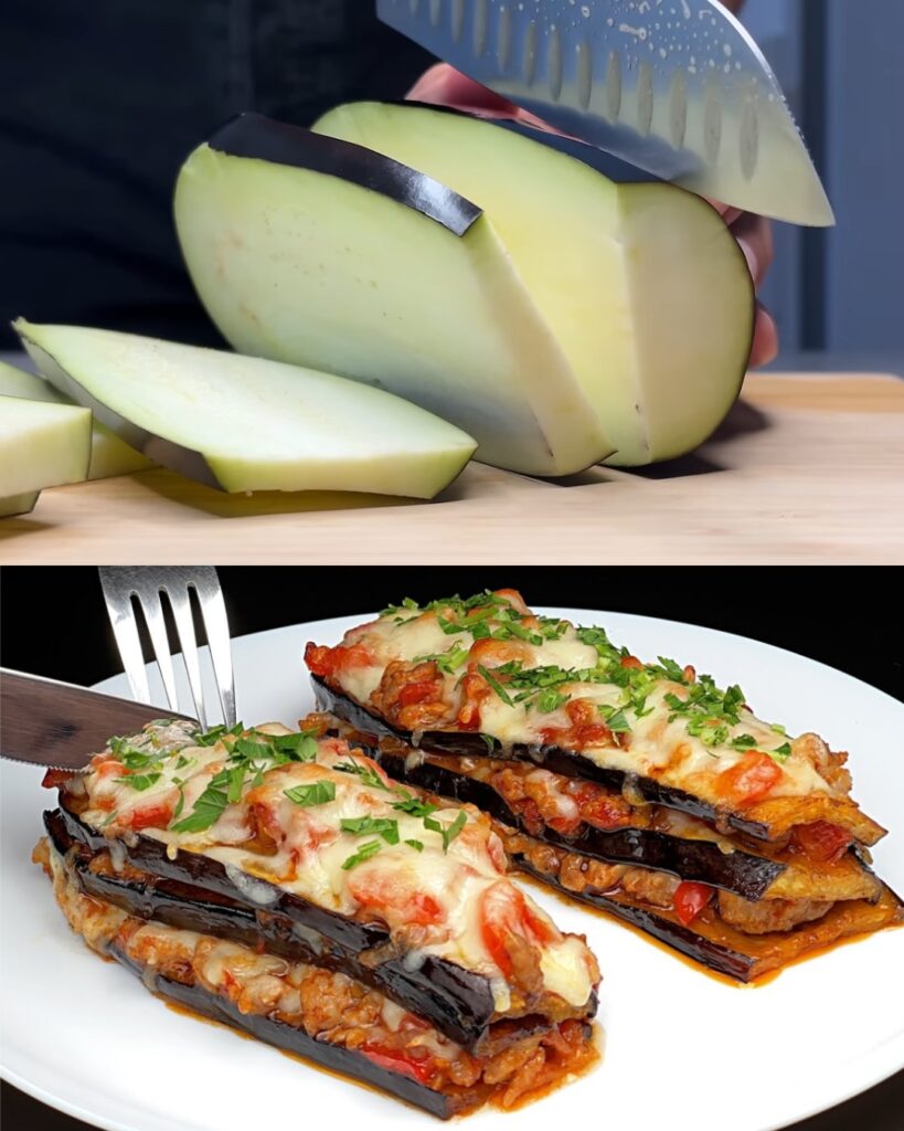 Baked Stuffed Eggplants with Ground Meat and Yogurt-Mayo Sauce