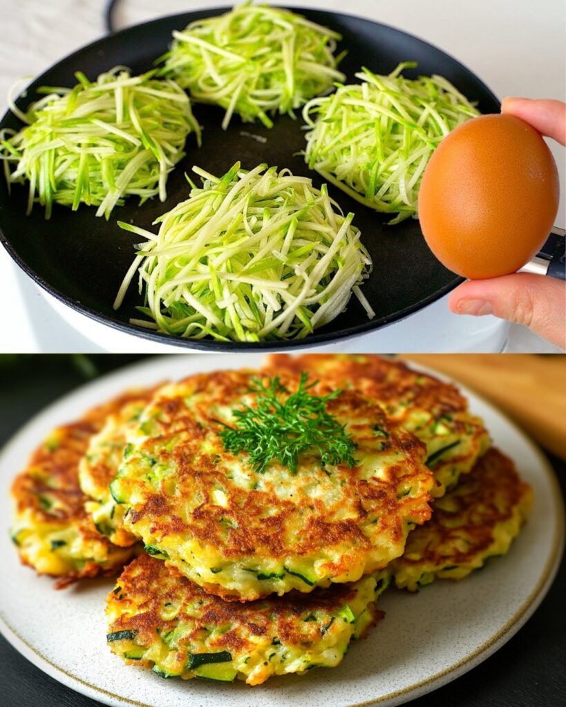 Zucchini Rice Fritters Recipe finished dish