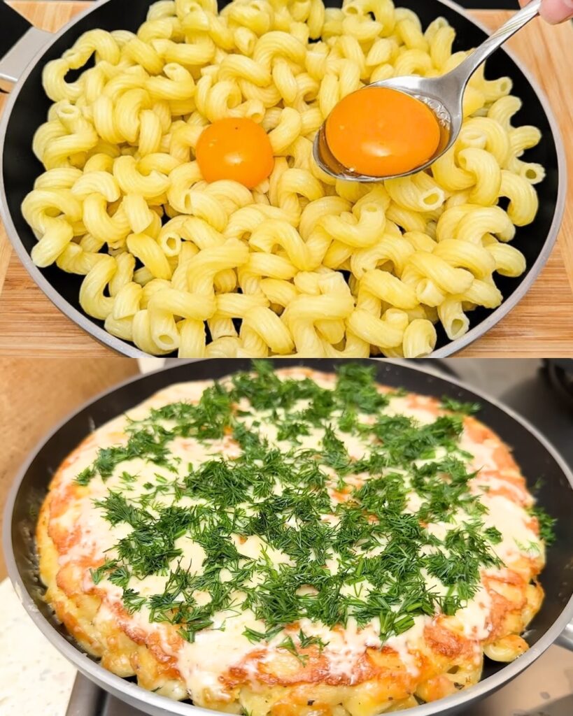 Creamy Egg and Cheese Pasta