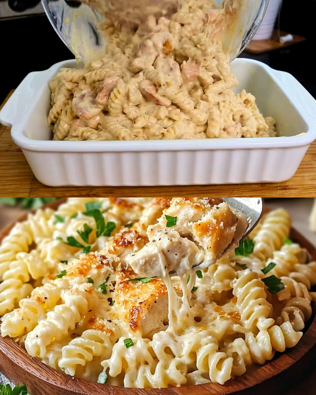Garlic Parmesan Chicken Pasta Recipe