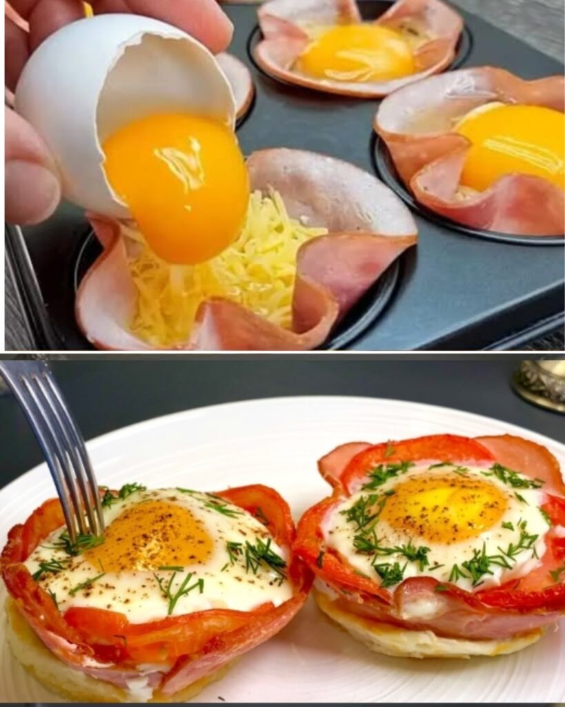 Ham, Cheese, and Egg Muffin Cups