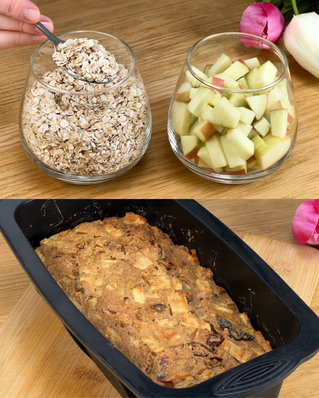 Healthy Sugar-Free Fruit & Oat Cake