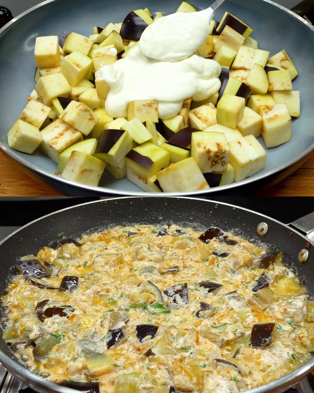 Creamy Eggplant and Onion Spread with Toasted Paprika Garlic Bread