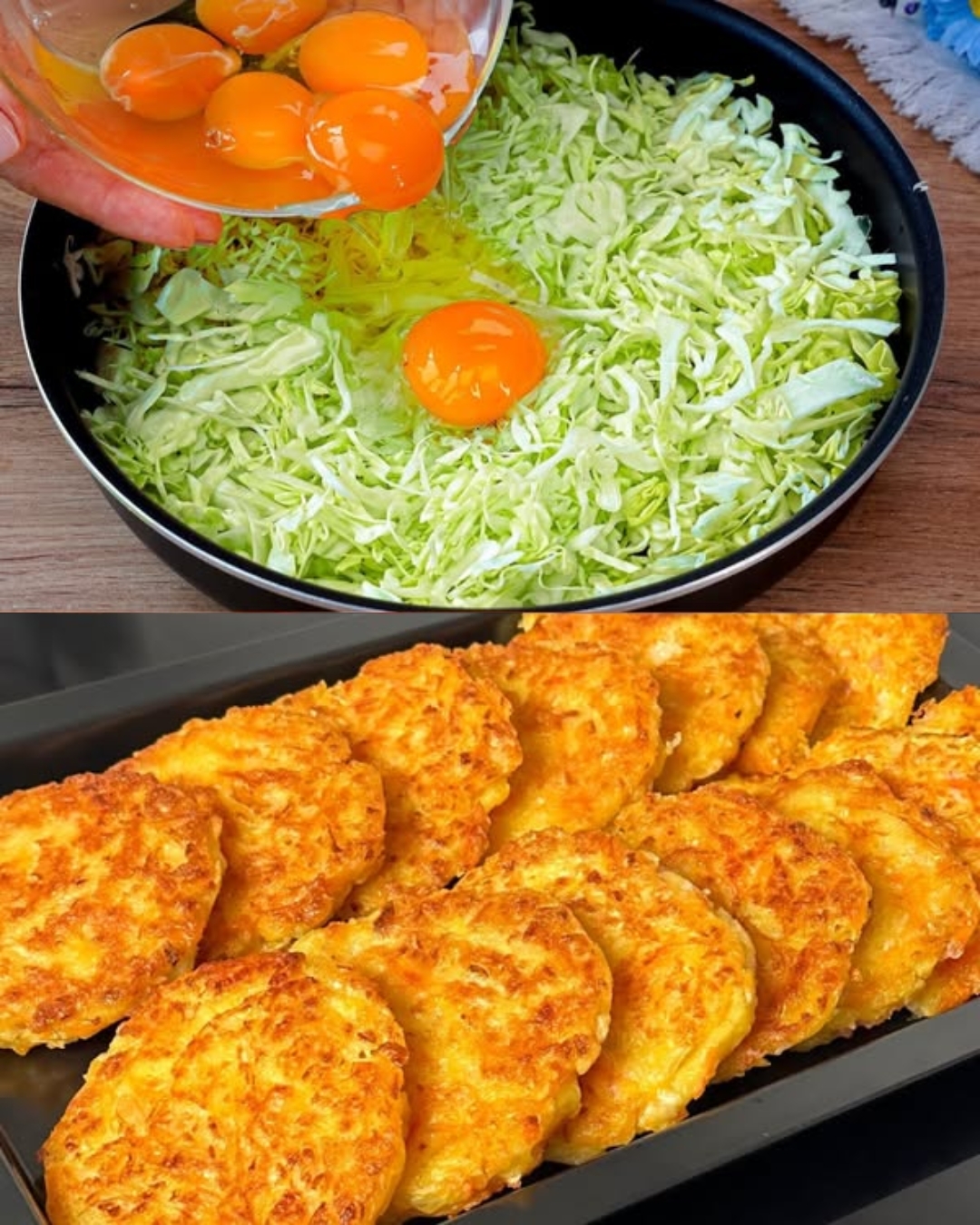 Savory Cabbage Patties with Kefir