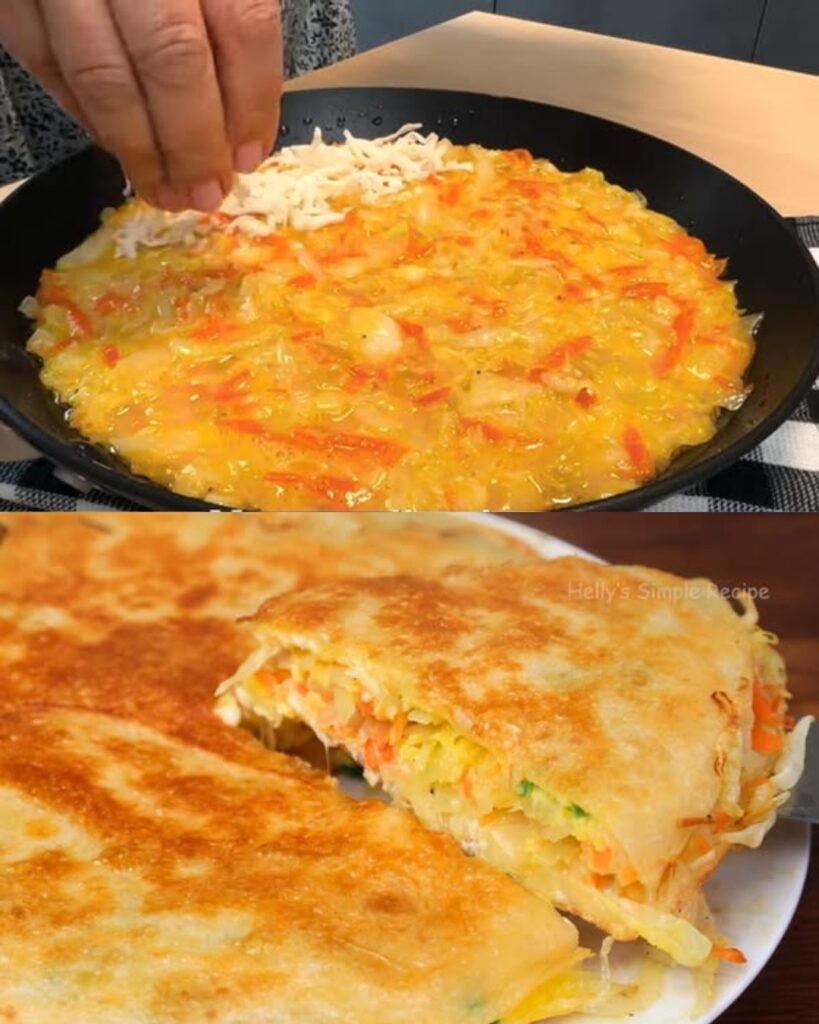 Cabbage and Egg Breakfast Tortilla