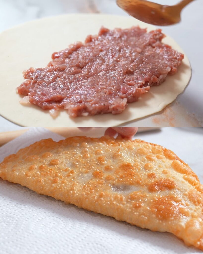 Crispy Chebureki with Juicy Beef Filling