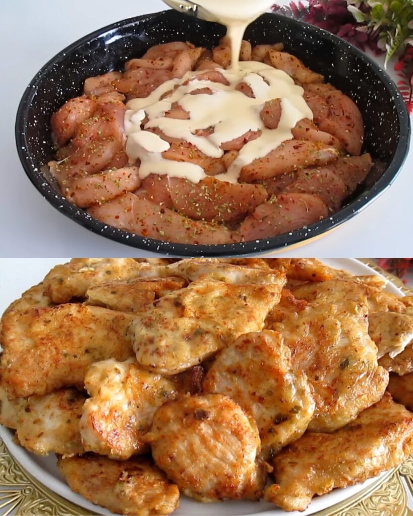 Crispy and Juicy Fried Chicken Fillet