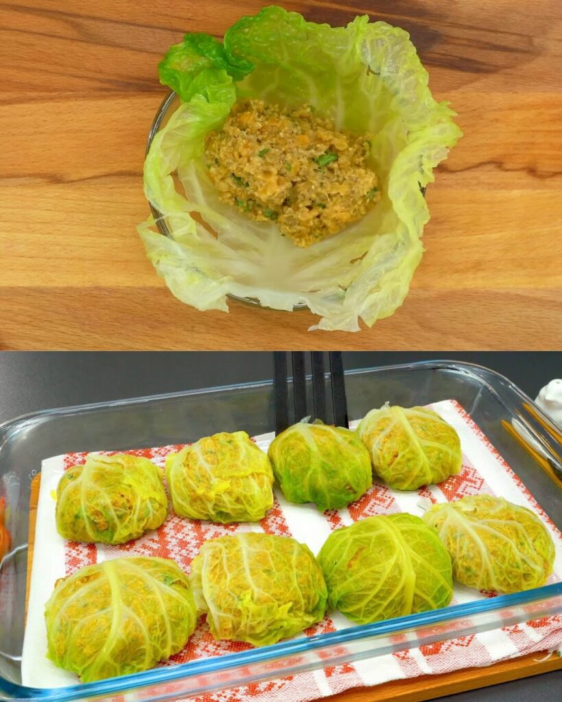 Stuffed Cabbage Rolls with Lentils and Quinoa