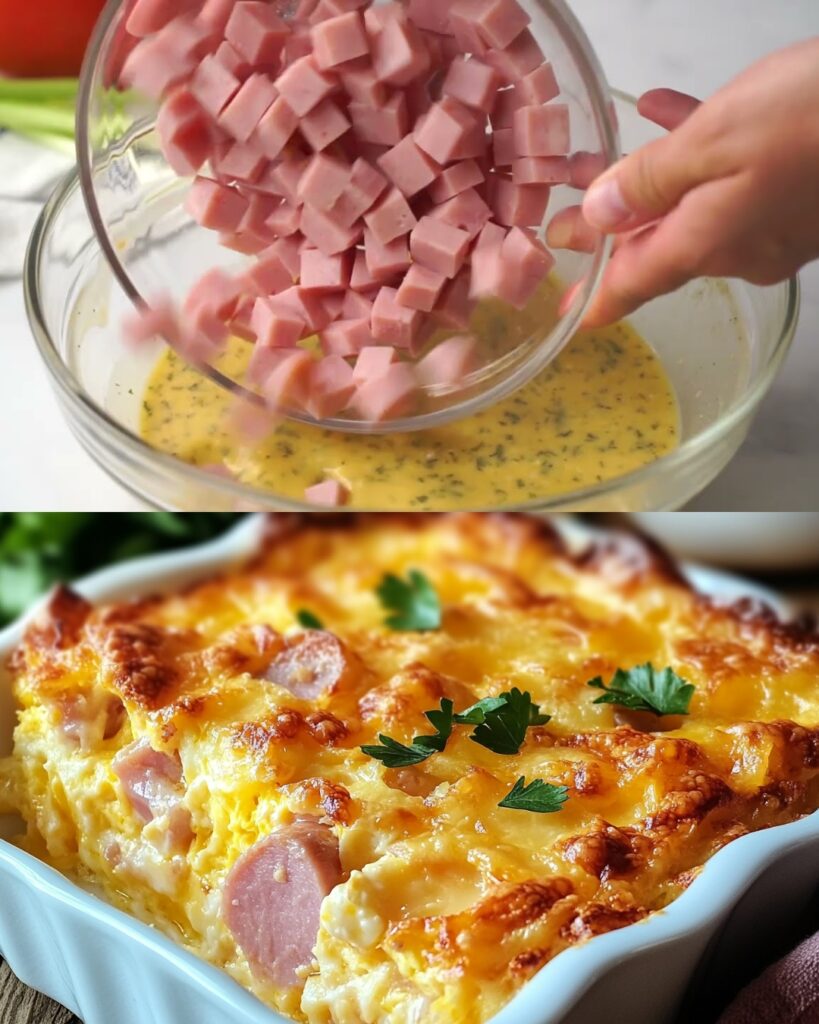 Ham, Egg, and Cheese Casserole Recipe