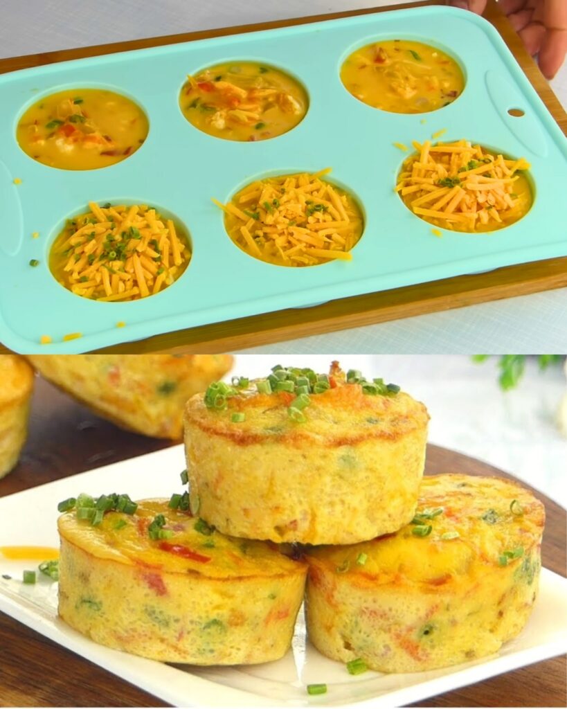 Veggie and Chicken Sausage Muffins Recipe finished dish