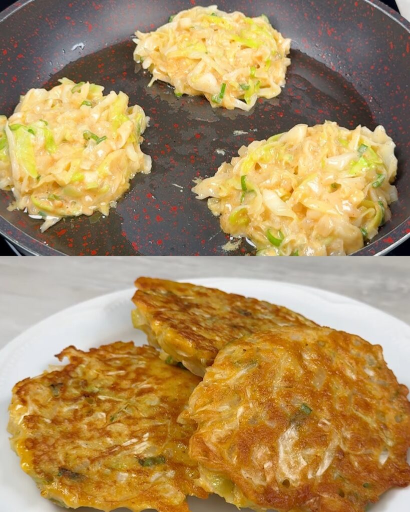 Cabbage Patties (Fried Cabbage Fritters)