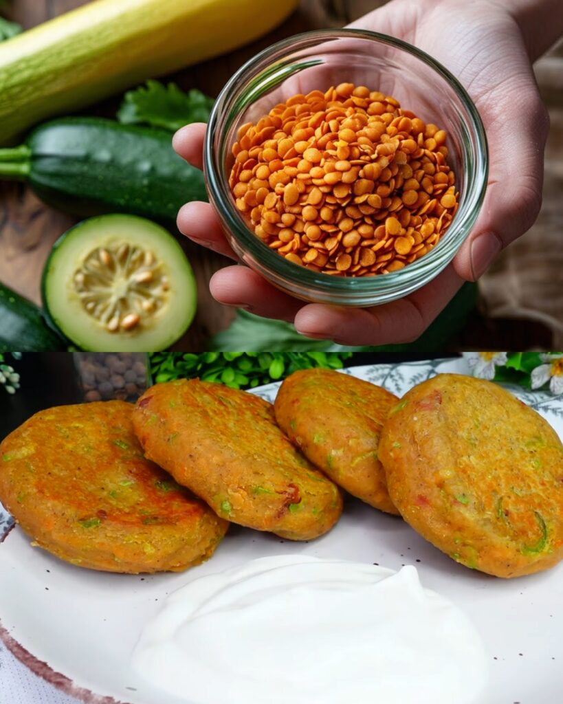 Vegan Lentil and Zucchini Patties