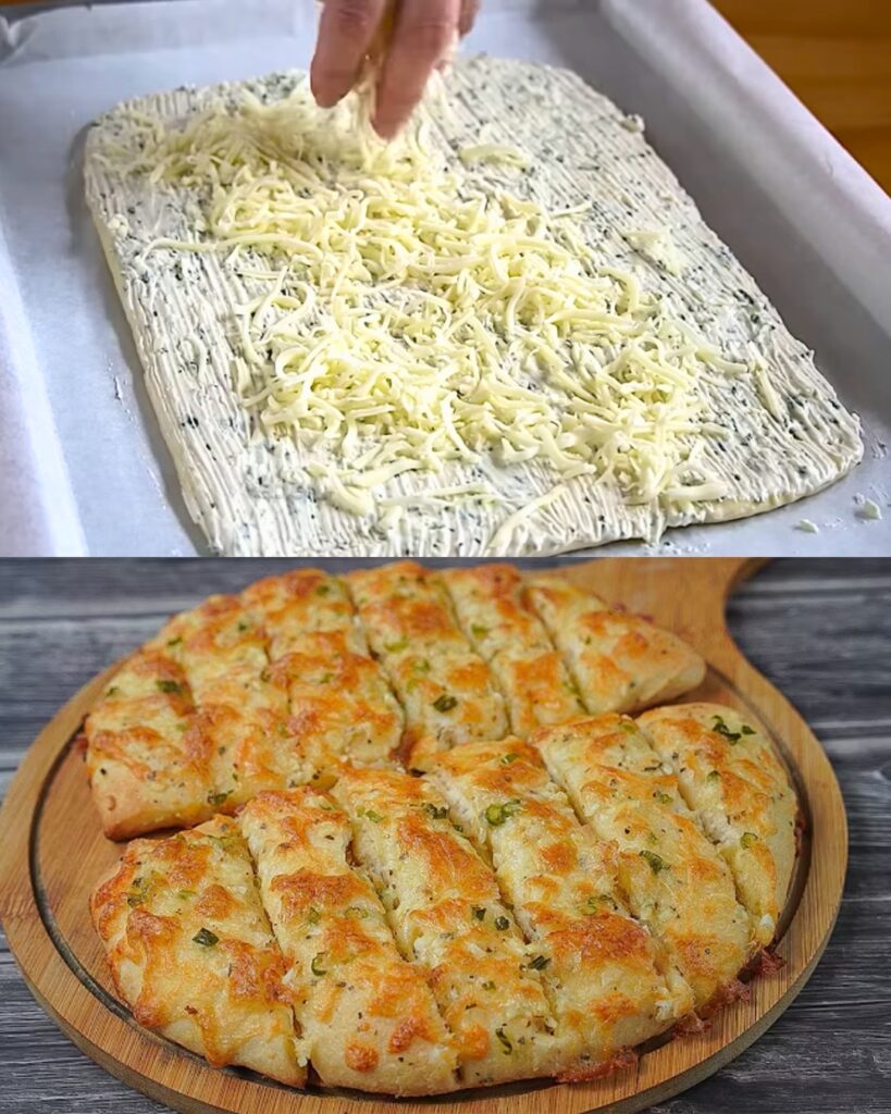 Garlic Cheese Flatbread
