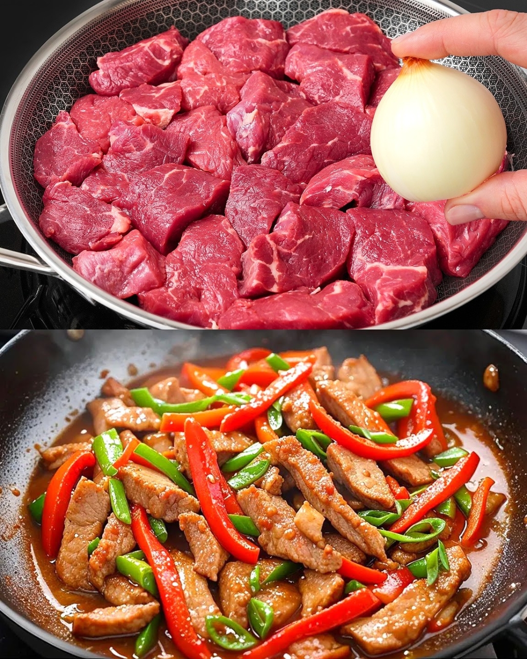 Orange Beef Stir-Fry with Rice