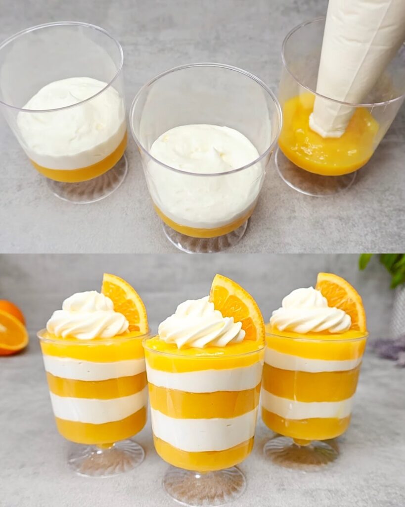 Orange Cream Dessert Cups