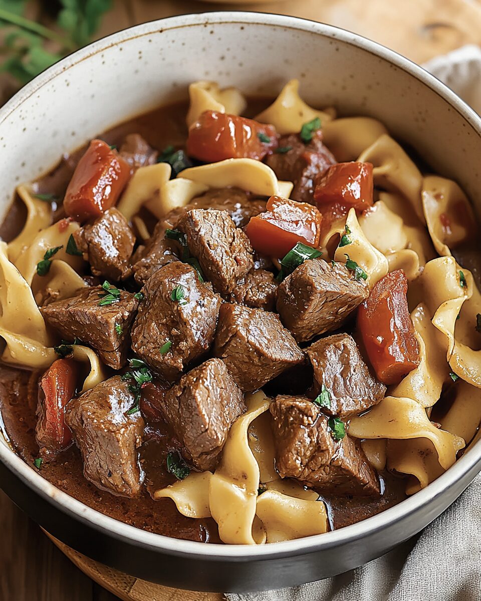 Beef and Noodles