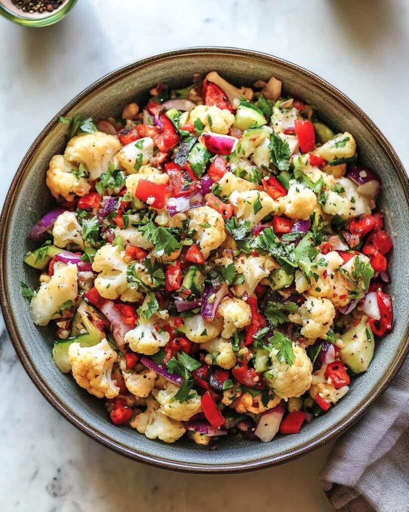 Marinated Cauliflower Salad