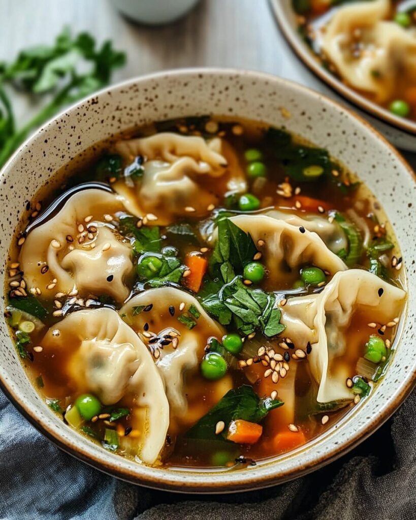 Quick and Easy Potsticker Soup