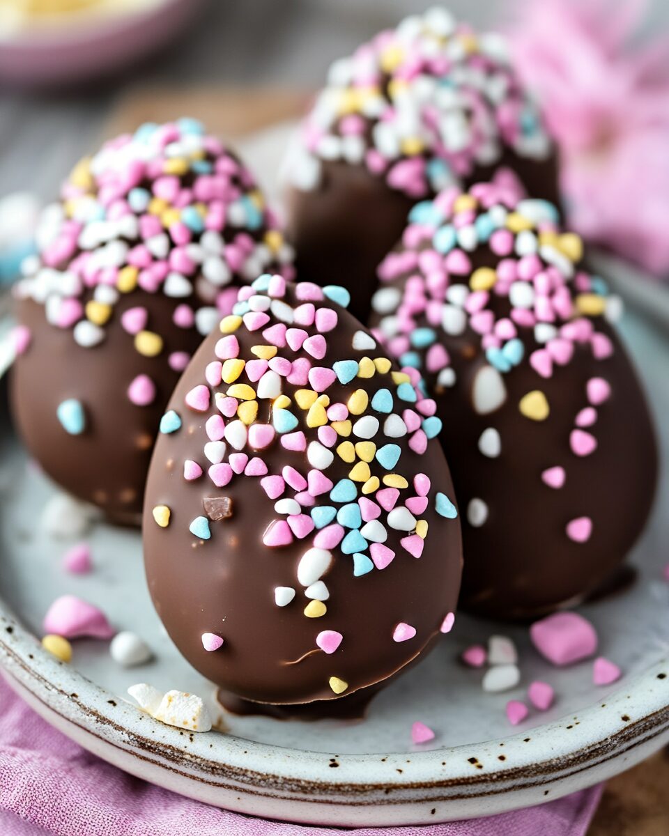 Chocolate Marshmallow Eggs
