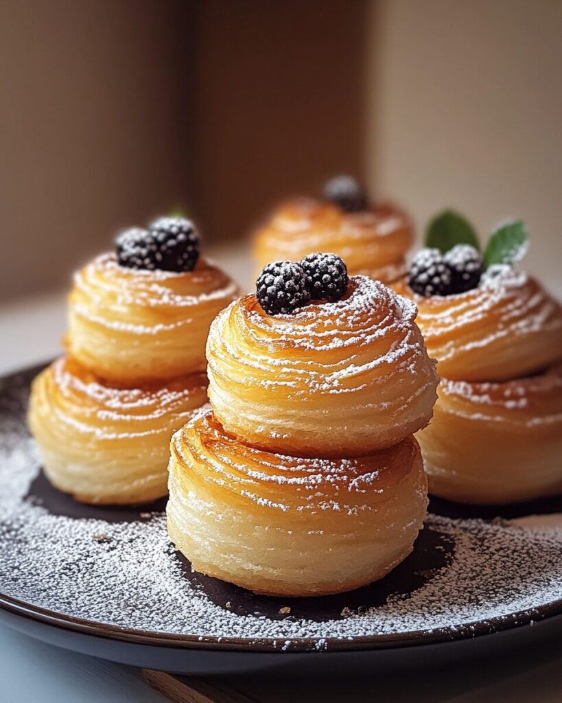 Cruffins finished dish
