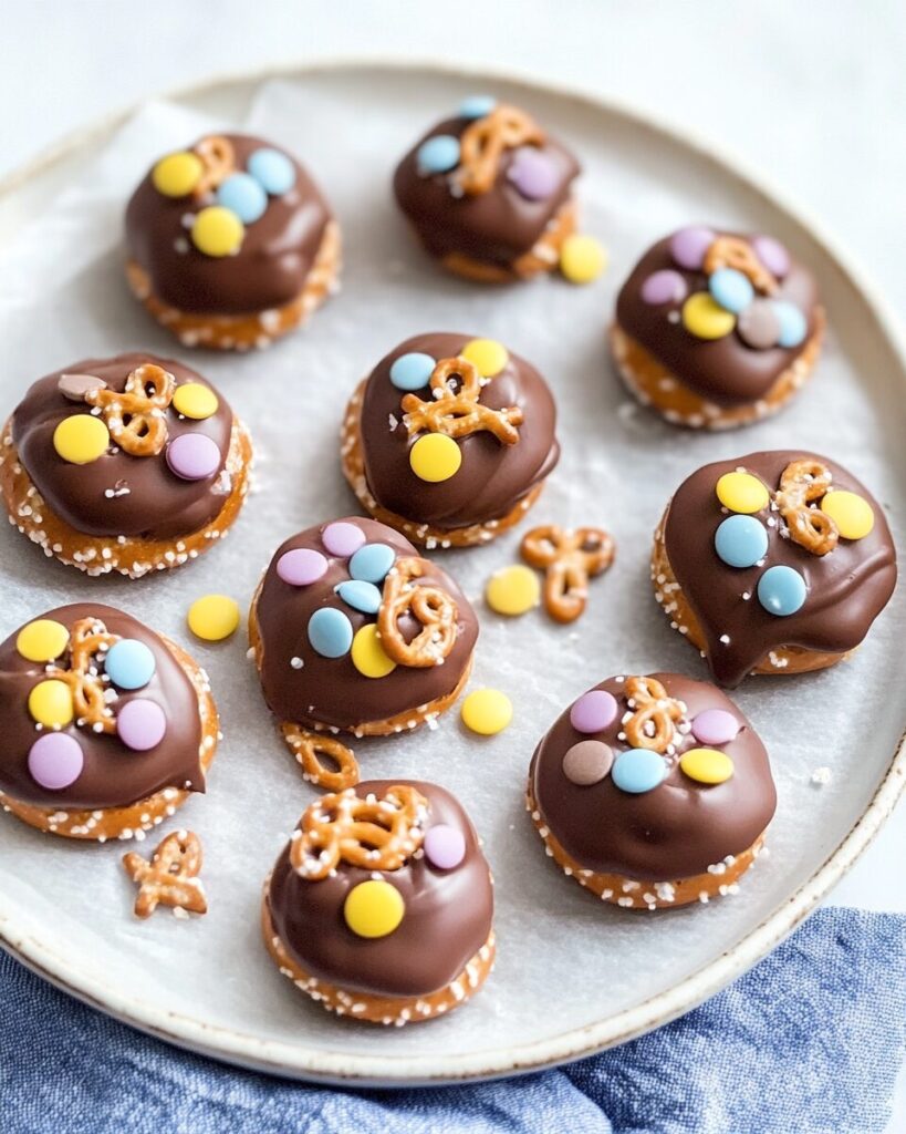 Cadbury Pretzel Buttons Recipe finished dish