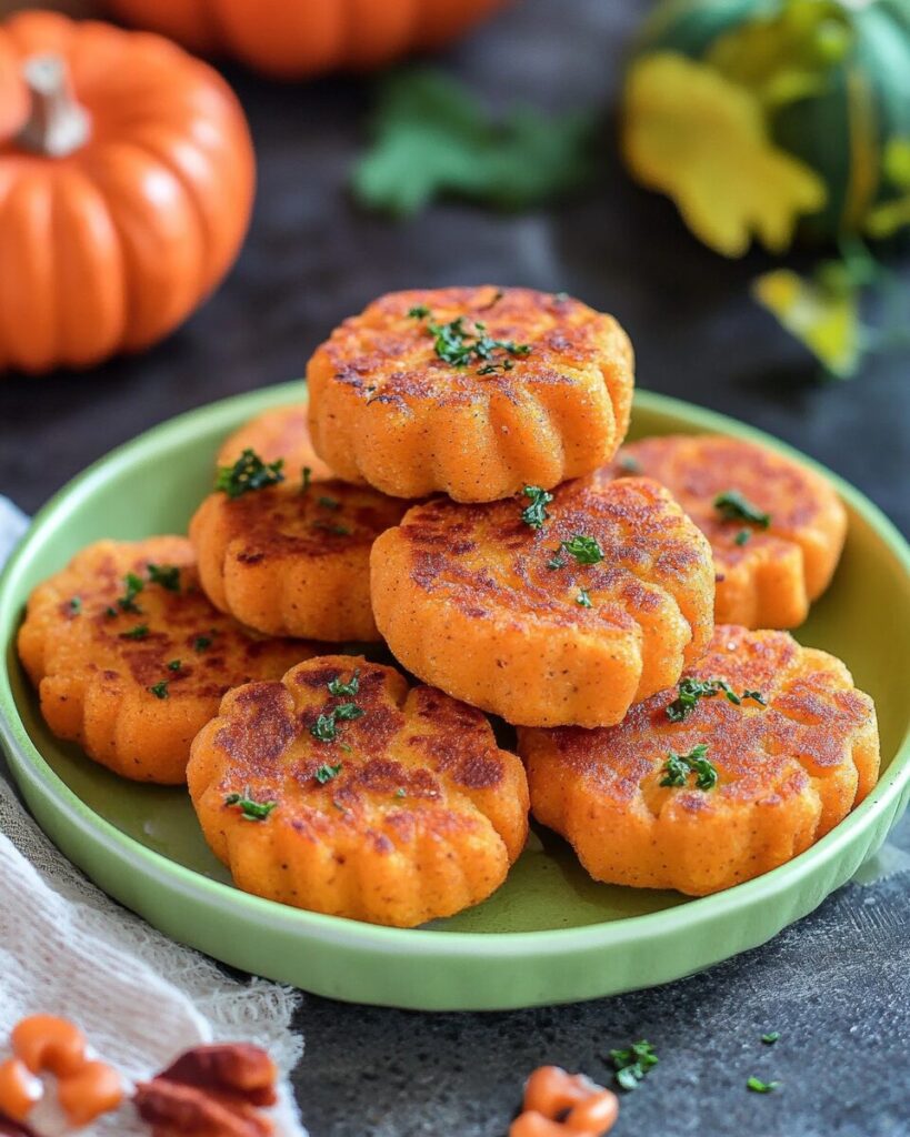 Easy Pumpkin Patties finished dish