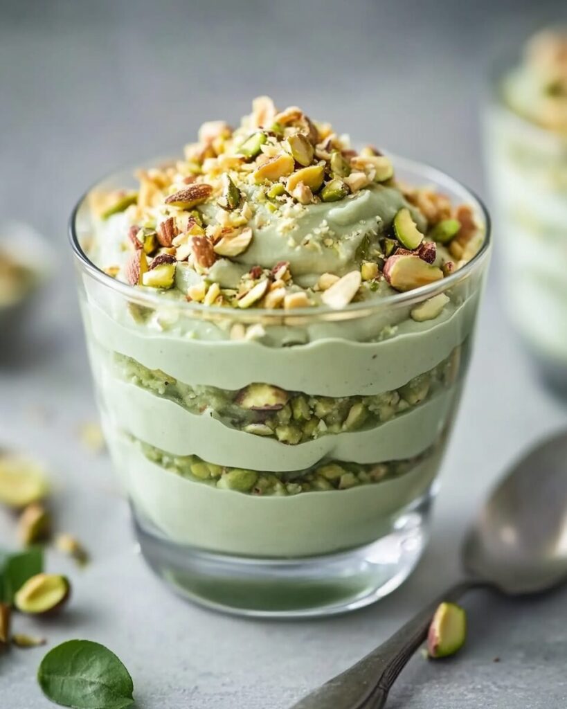Easy Pistachio Lush finished dish