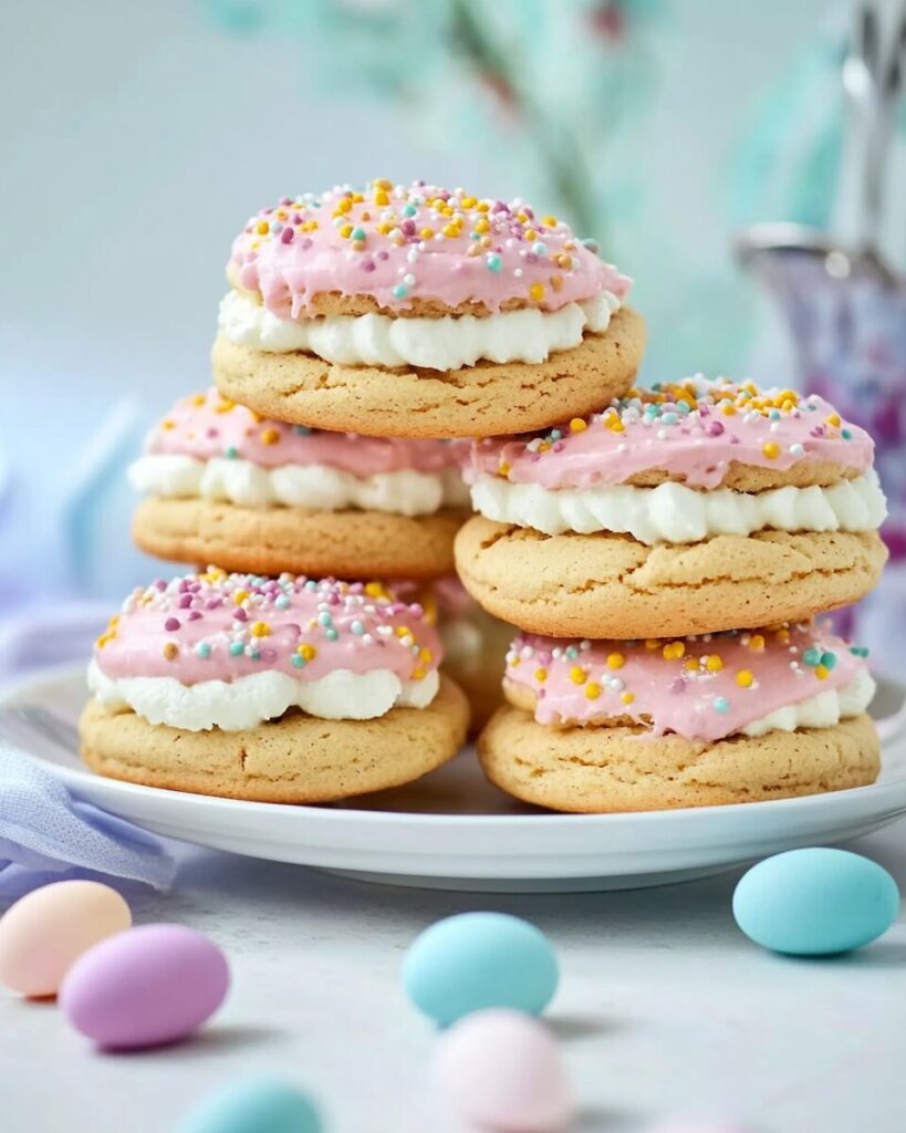 Easter Whoopie Pies finished dish