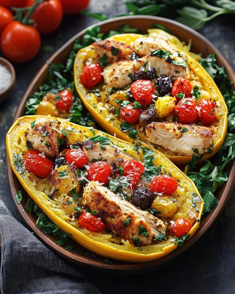 Spaghetti Squash with Chicken