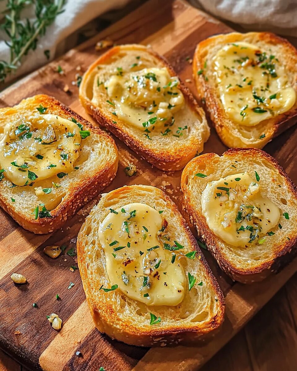 Garlic Butter Toasted Slices