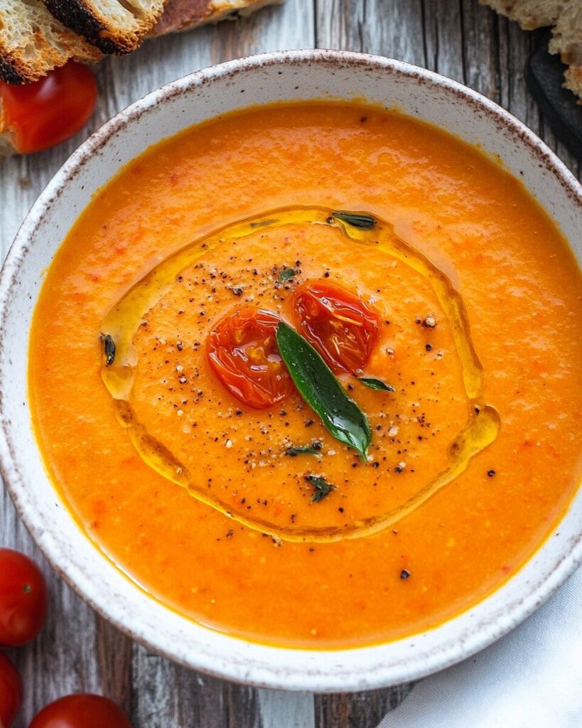 Roasted Cherry Tomato Soup