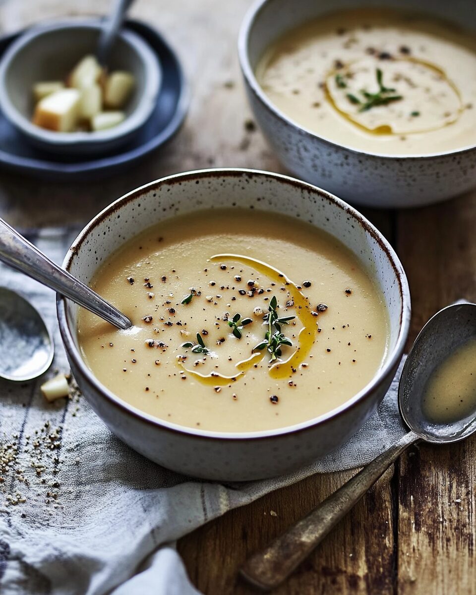 Creamy Parsnip and Apple Soup