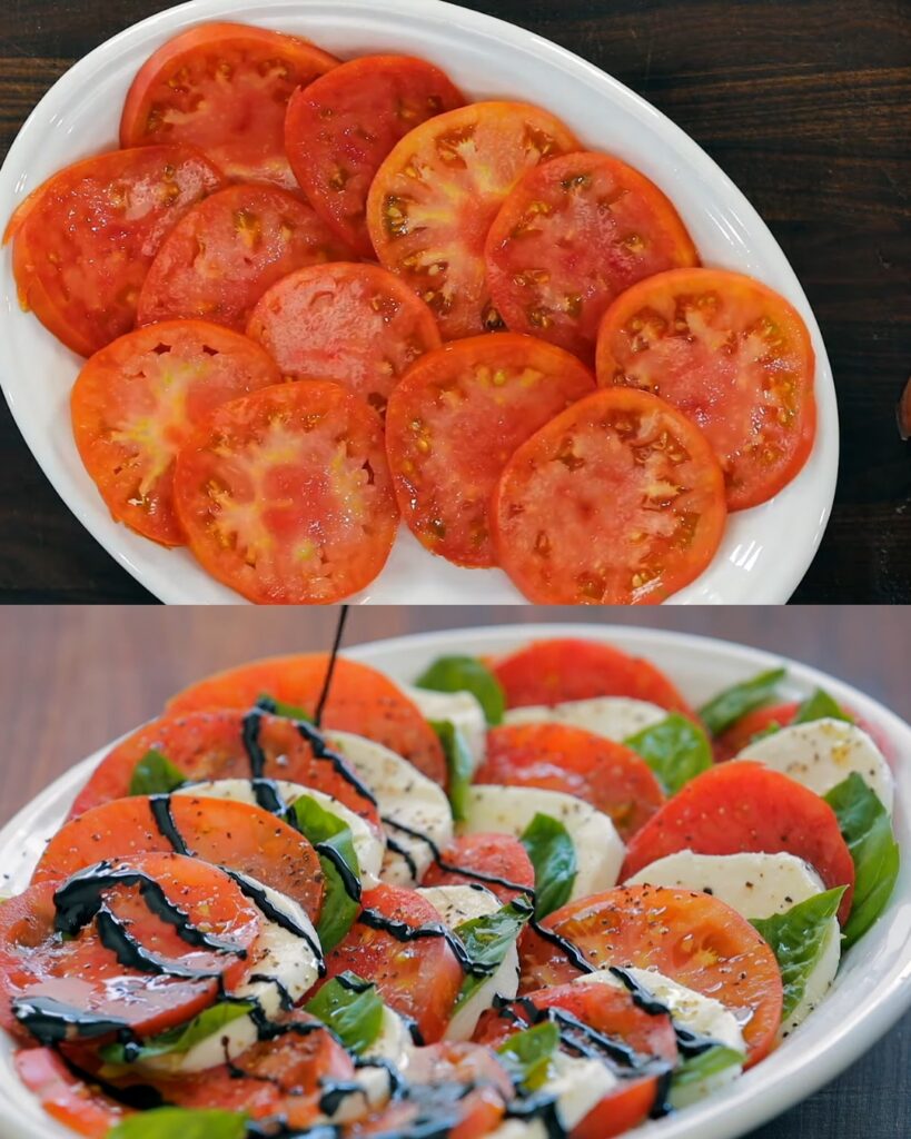 Caprese Salad Recipe with Balsamic Glaze