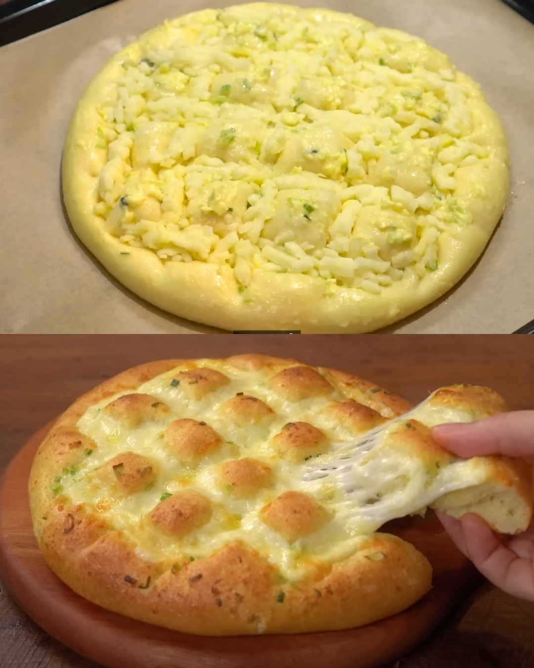 Garlic Cheese Bread Loaf with Mozzarella & Parmesan