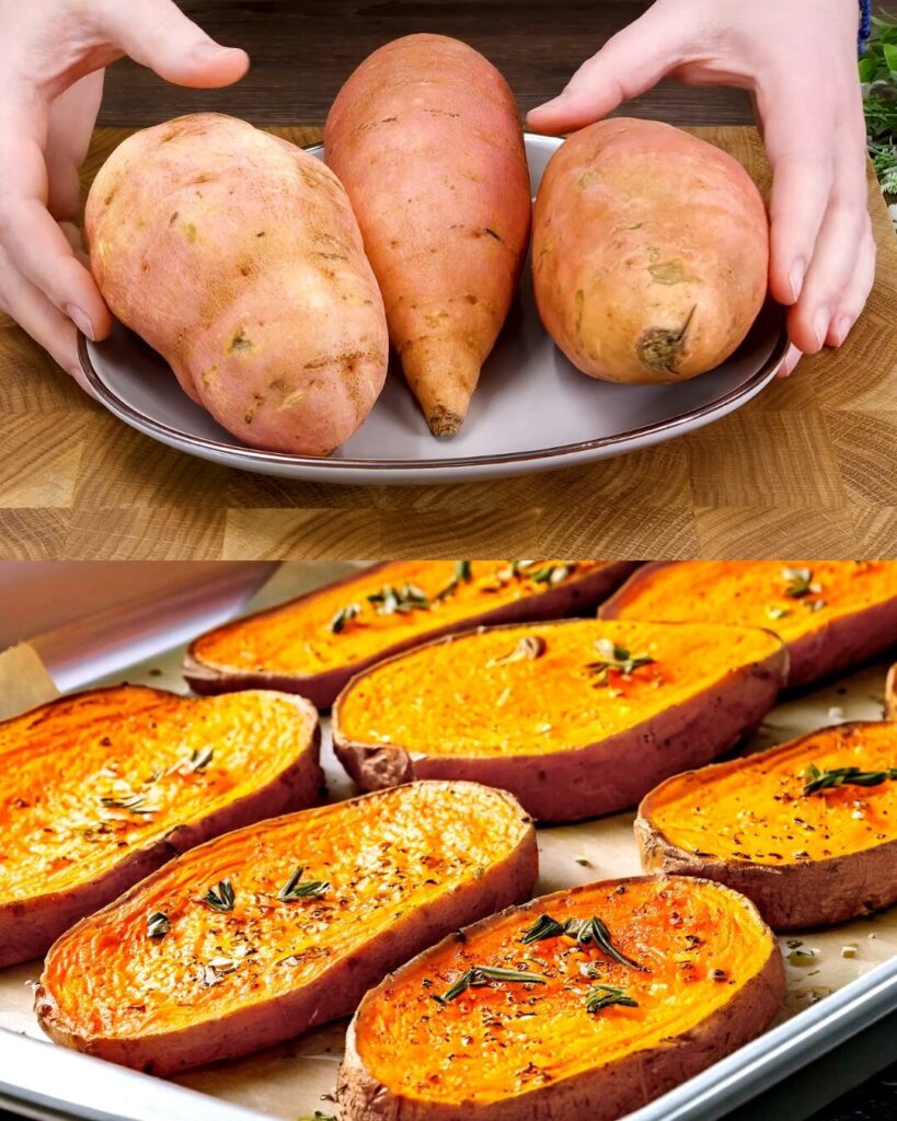 Sweet Potato & Spinach Skillet Bake