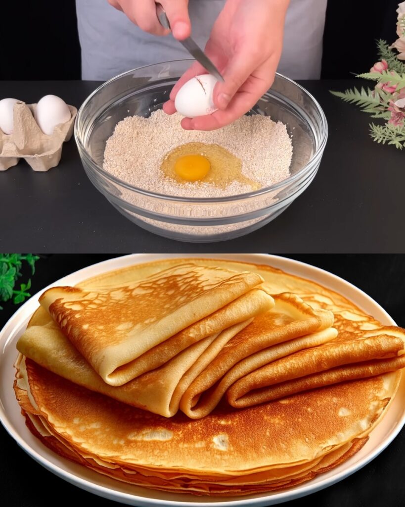 Soft and Fluffy Oatmeal Pancakes