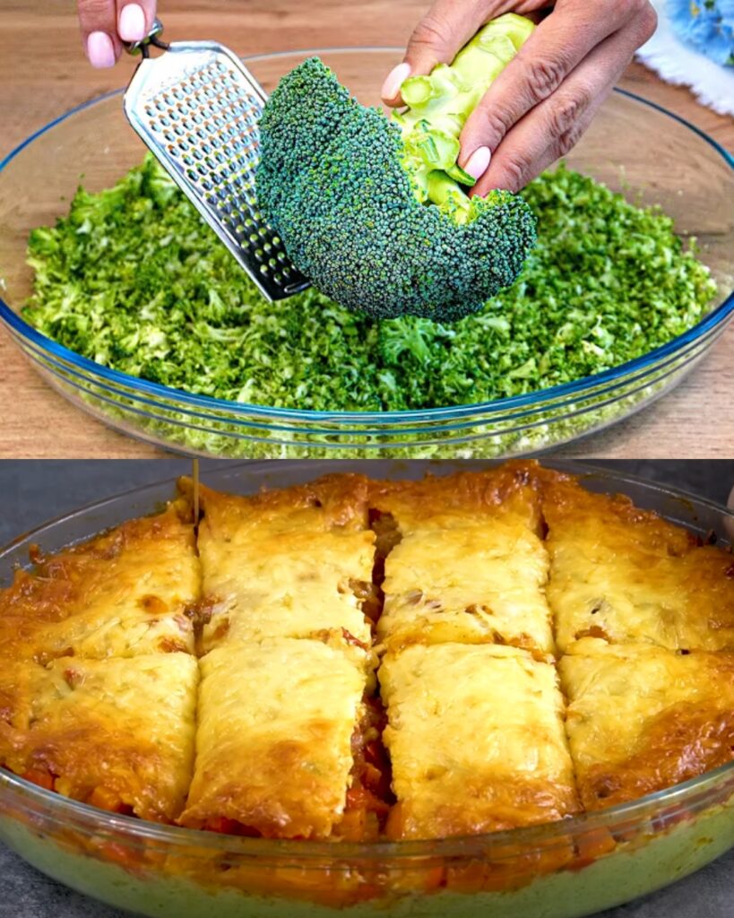 Cheesy Baked Broccoli and Vegetable Casserole