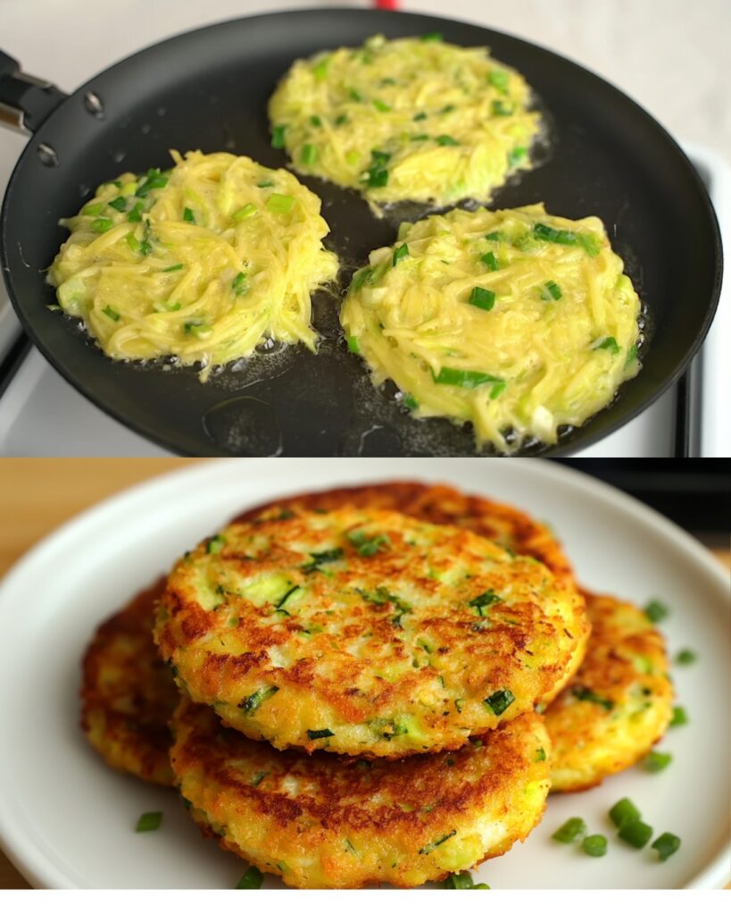 Crispy Zucchini and Potato Fritters