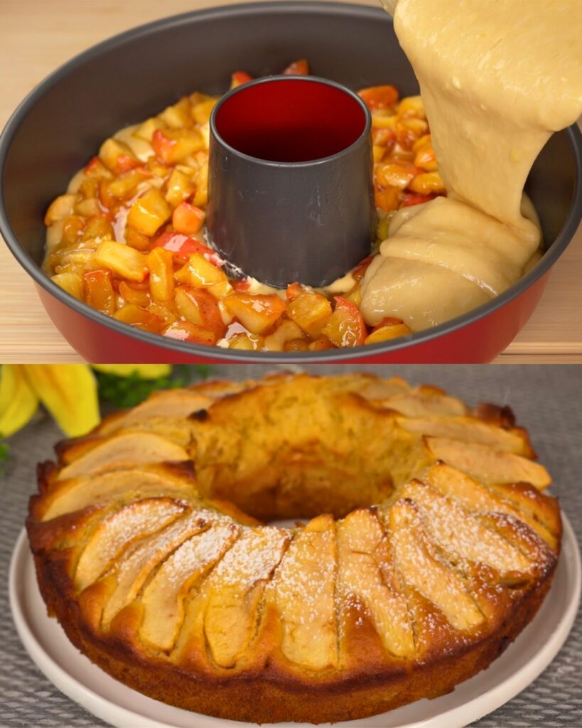 Caramelized Apple Pie with Light Batter – The Secret to a Perfect Apple Dessert