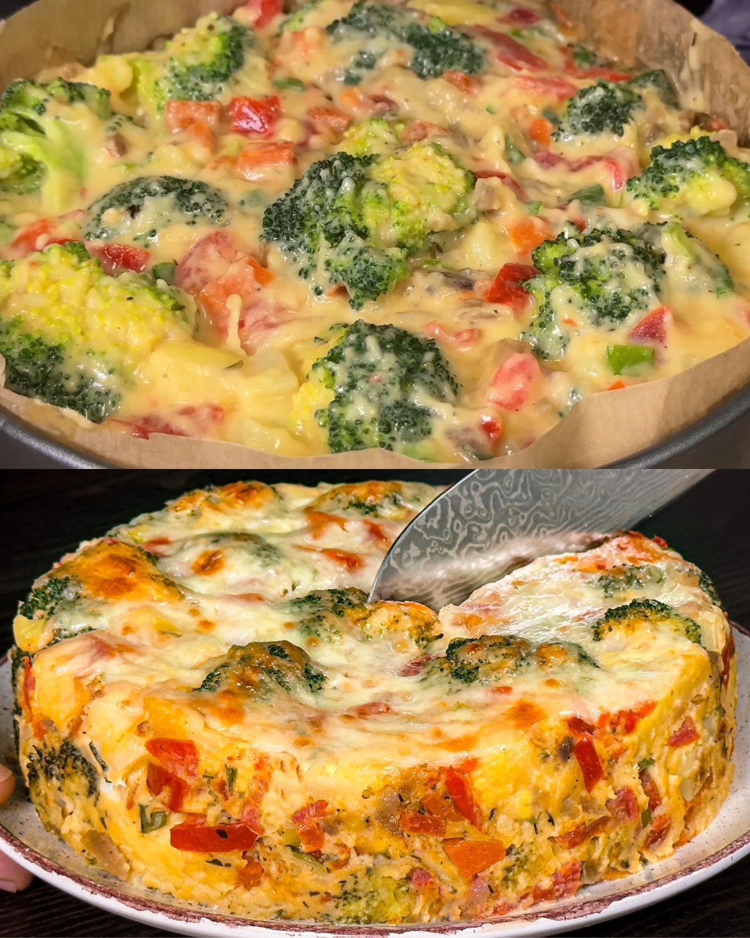 Hearty Vegetable and Cheese Bake with Creamy Gouda Sauce