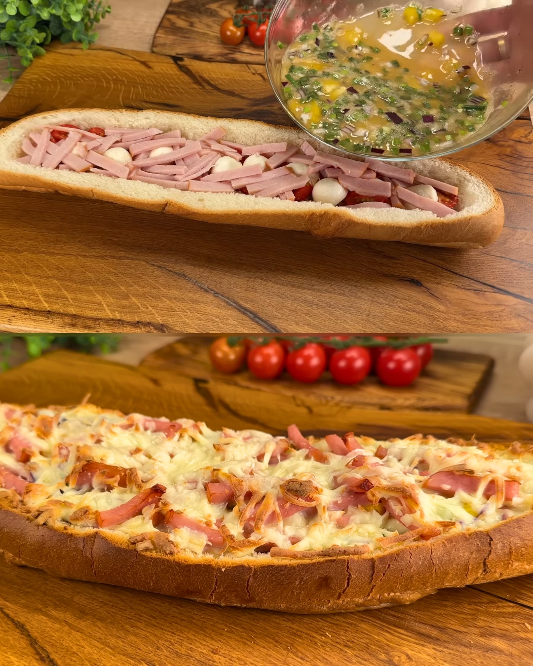 Cheesy Salami Breakfast Baguette Bake – A Quick and Comforting Savory Treat